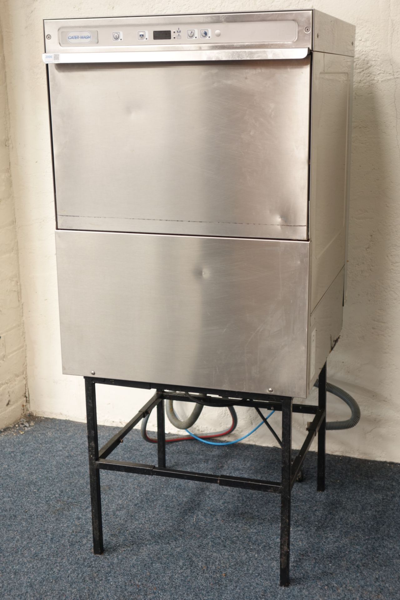 Cater-Wash commercial dishwasher on stand,