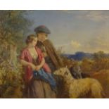 James Curnock (1812-1870): 'Highland Courtship',