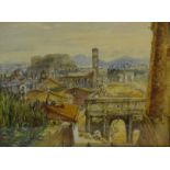 Mary Weatherill (British 1834-1913): Rome, watercolour, attributed by her brother Richard 11.