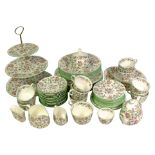 Minton 'Haddon Hall' six person tea and dinnerware Condition Report 7 dinner plates,