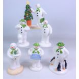 Six Coalport The Snowman figurines; 'Magical Moment', 'Christmas Cheer',