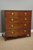 Early 19th century mahogany chest,