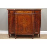 Regency mahogany break front chiffonier,