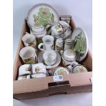 Denby 'Troubadour' pattern tea service for six and tableware in one box Condition Report