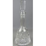 Waterford crystal mallet shaped decanter,