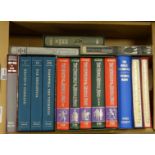 Folio Society Books including Pax Britaninica, The Story of the Middle Ages, In Flanders Fields,