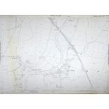 Collection of 20 1:2500 scale c1908 Ordnance Survey Maps of the York area including Naburn,