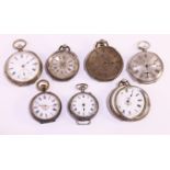 Victorian and later silver and plated pocket watches Condition Report <a