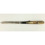 Victorian folding lock Knife, 15.