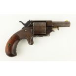 Forehand & Wadsworth 'Bull Dog' .38 rimfire five shot double action revolver No.