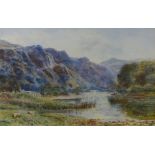 Lledr Valley, North.Wales, 19th century watercolour after Henry Albert Hartland unsigned 32.