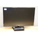 LG M2432D 24'' television with remote (This item is PAT tested - 5 day warranty from date of sale)