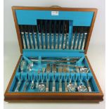 Canteen of 'Angora' pattern silver-plated cutlery, eight place settings,