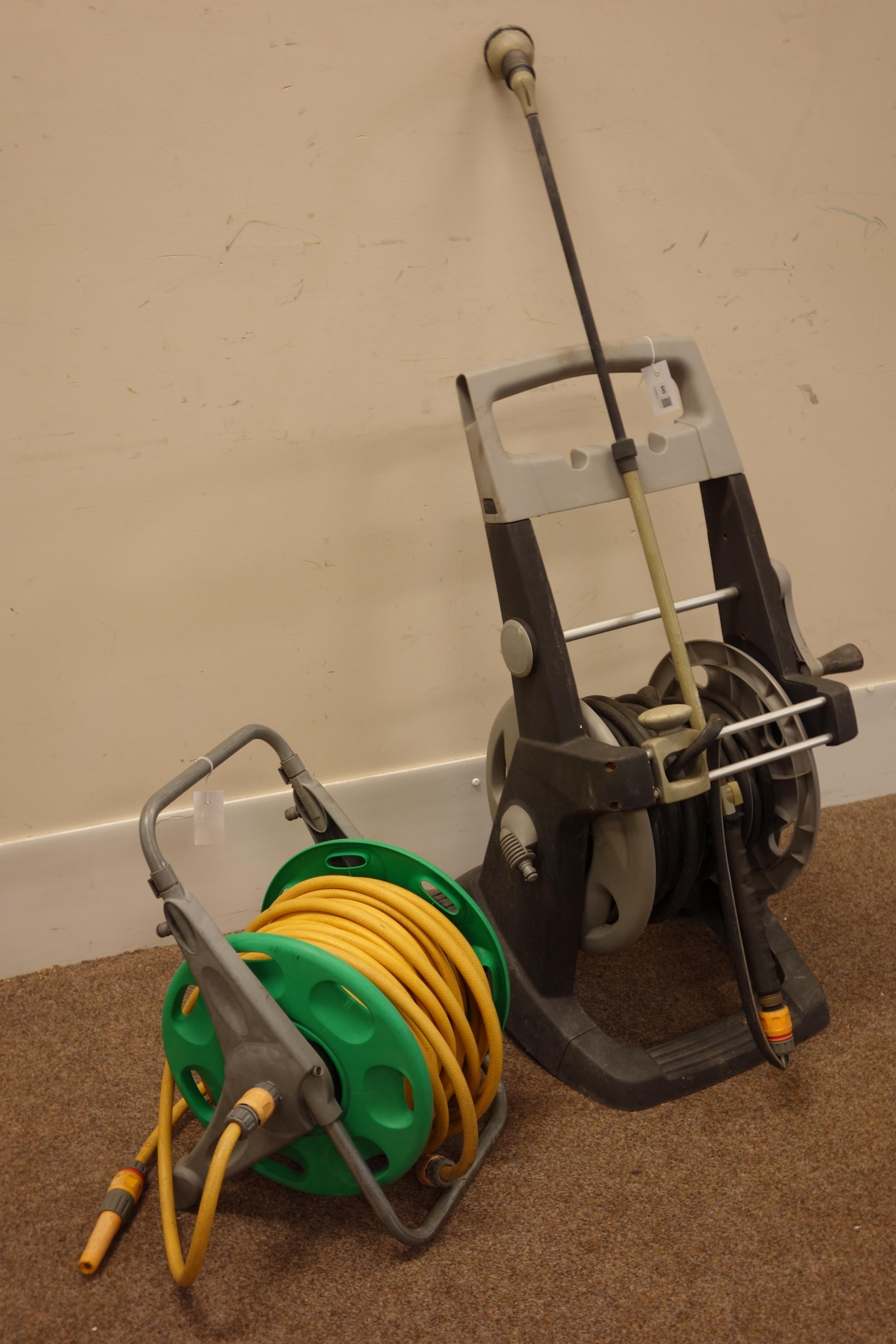 Garden hose reel trolley with attachment and another reel Condition Report <a