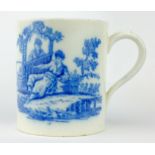 Caughley cylindrical mug,