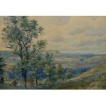 Harewood Dale - Scarborough, four late 19th century watercolours by Charles Edeson,