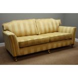 'Kirkdale Knightsbridge' large three seat sofa (W220cm),