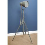 Retro search light mirror on tripod stand Condition Report <a href='//www.