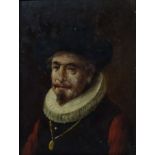 Portrait of a of 17th century male,