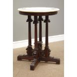 Early 20th century mahogany centre table,