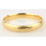 Hinged gold bangle tested to 14ct approx 13.8gm Condition Report <a href='//www.
