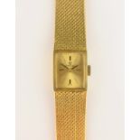 Ladies Omega 18ct gold wristwatch the bracelet stamped 750 approx 44.