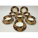 Set of six Royal Albert 'Heirloom' pattern soup bowls and saucers (12) Condition Report