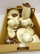 Carlton Ware 'Wind Swept' breakfast set for six in one box Condition Report <a