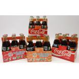 World Cup USA '94' fourteen bottles of Commemorative Coca Cola with country Flags of Italy and six