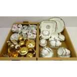 Wedgwood tea service for eight persons, lacking one tea plate,