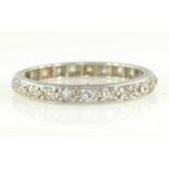 Diamond white gold eternity ring Condition Report Weight = 2.