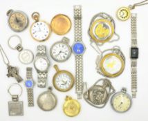 Collection of pocket watches and wristwatches Condition Report <a href='//www.