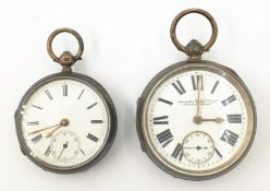 Victorian silver pocket watch by Lancashire Watch co Ltd no 520526 Chester 1900 case no 480728 and