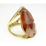 Citrine ring by Exis stamped 925 Condition Report <a href='//www.davidduggleby.
