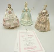 Two Coalport 'Femme Fatales' limited edition figurines 'Marie Antoinette' & 'Madame De Pompadour',