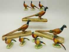 Three Beswick Pheasants no.