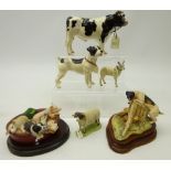 Border Fine Arts 'Jack Russell', 'Swaledale Ram', 'On The Farm',