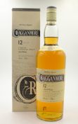 Cragganmore Single Speyside Malt Whisky 12 years old, in carton, 40%vol 1ltr,