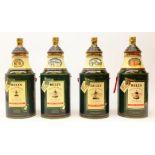 Bell's 'Christmas' Extra Special Old Scotch Whisky, in Wade decanters finished in 22ct gold ,