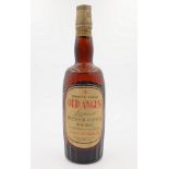 Old Angus Liqueur Blended Scotch Whisky, distilled, blended & bottled by Train & McIntyre Ltd,