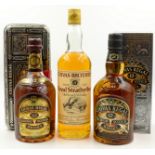 Chivas Regal Premium Scotch Whisky & Blended Scotch Whisky, both 12 years old, in carton and tin,