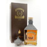 Glengoyne Pure Malt Scotch Whisky, 15 years old in Kiln Decanter with stopper and presentation box,