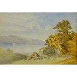 Rural Lakeland, watercolour signed by John Callow (British 1822-1878) 23.5cm x 34.