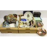 Sets of collectors plates including Knowles, by Norman Rockwell, Rece 'Mother Goose Series',