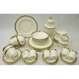 Royal Doulton 'Geneva' pattern dinner, tea and coffee service for six persons,