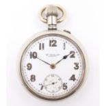 Military pocket watch by W Ehrhardt London D 46427 circa 1900 (father was pioneer of machine made