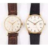 Marvin Swiss 9ct gold automatic wristwatch 1975 and a Smith's Empire manual wristwatch