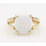 9ct gold opal ring hallmarked 9ct Condition Report M-N 5gm<a href='//www.