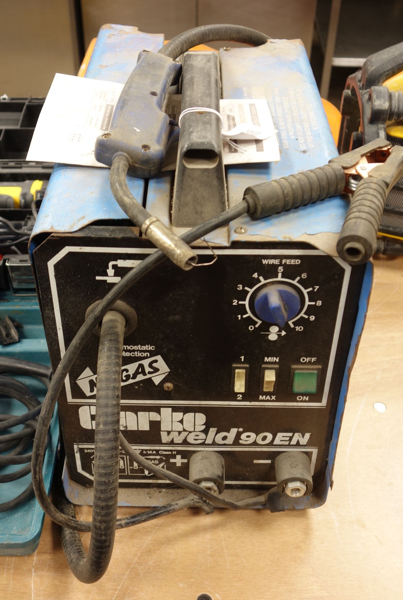 Clarke WELD 90EN MIG welder Condition Report <a href='//www.davidduggleby.