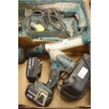 Makita 3-phase HR2400 electric hammer drill and Makita 3.